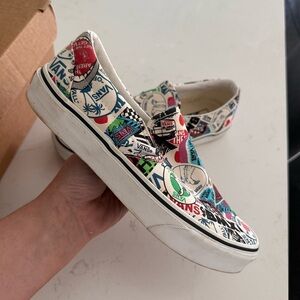 Vans slip on women's size 9 special print est. 2020